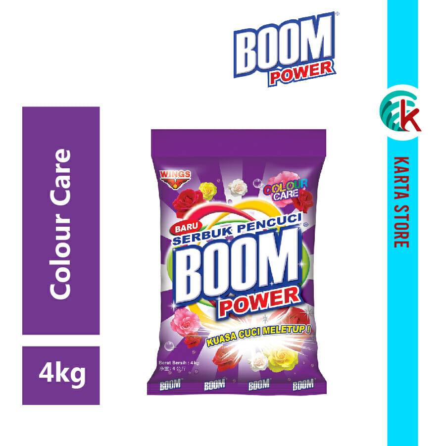 BOOM Powder Detergent Colour Care 3 8kg Karta Supermall