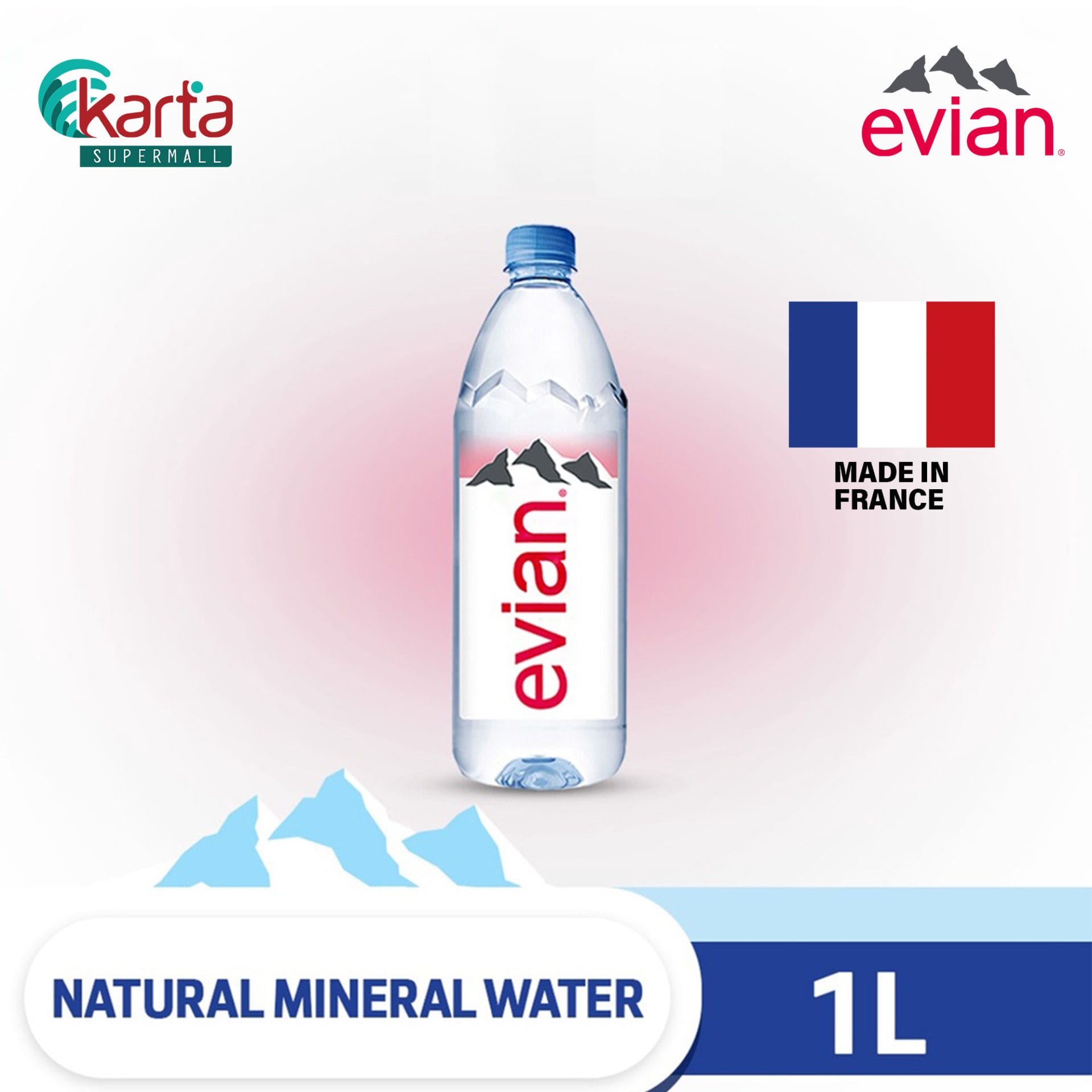 evian Natural Mineral Water 1L - Karta Supermall