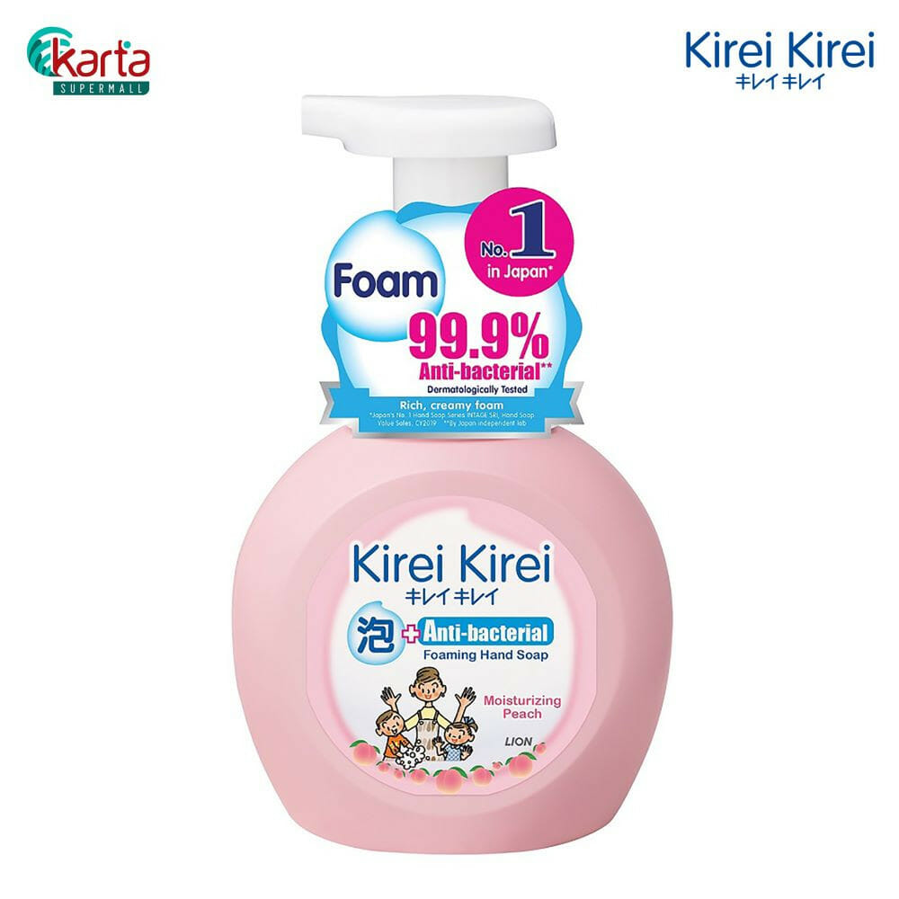 Kirei Kirei Antibacterial 250ml Hand Wash (Moisturizing Peach variant ...