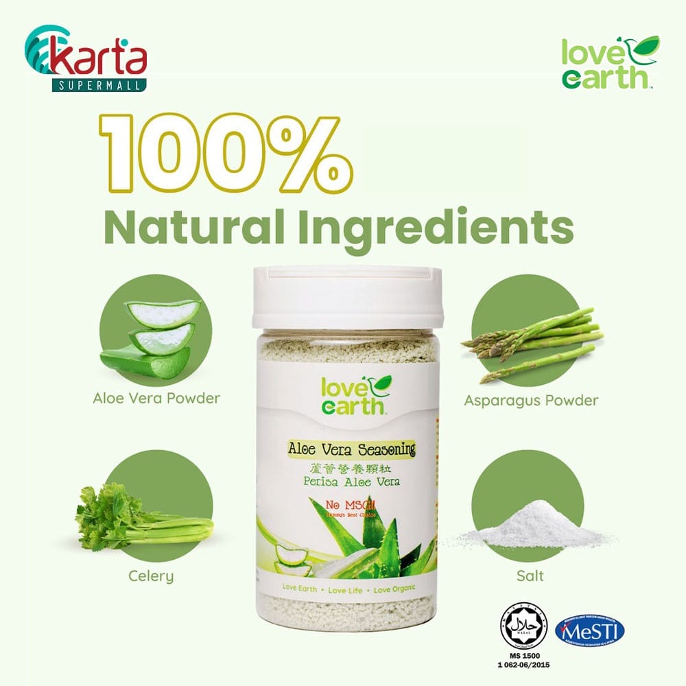 Love Earth Aloe Vera Seasoning Powder 150g Karta Supermall
