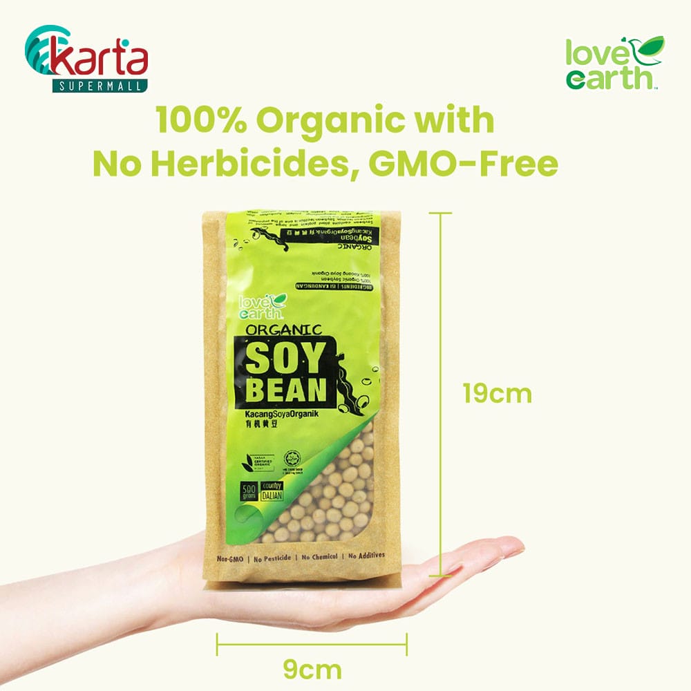 Love Earth Organic Soybean 500g Karta Supermall