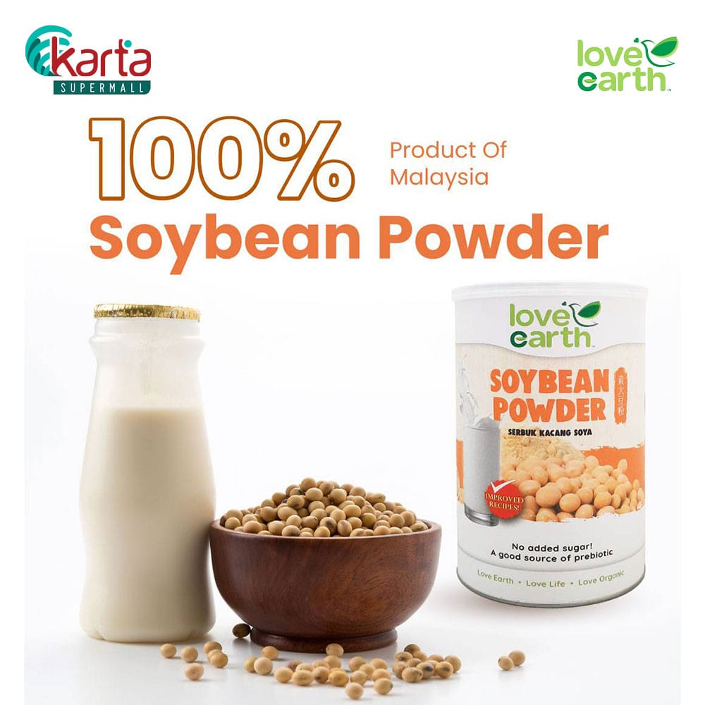 Love Earth Organic Soybean Powder 500g Karta Supermall