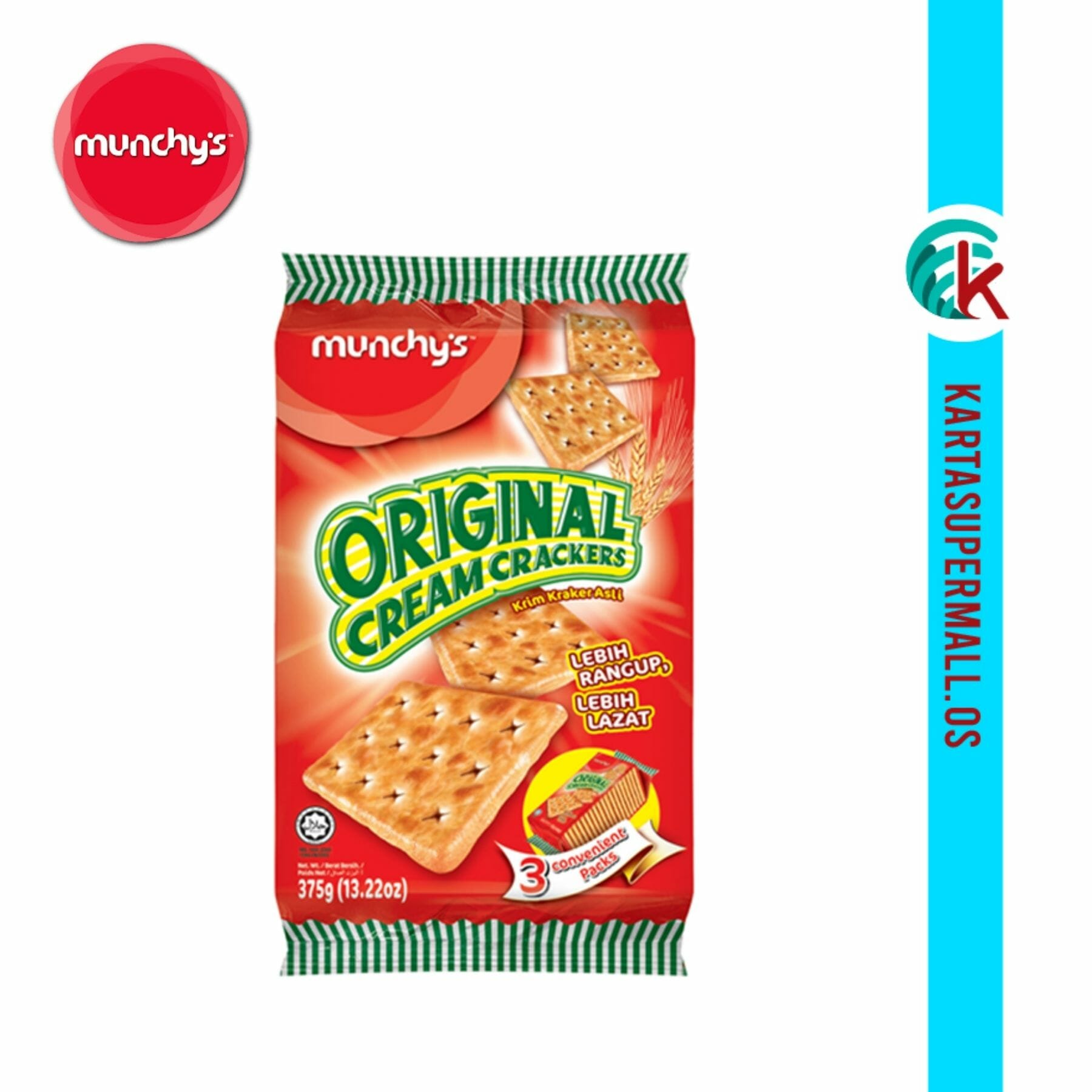 Munchy's Original Cream Crackers 375g Karta Supermall