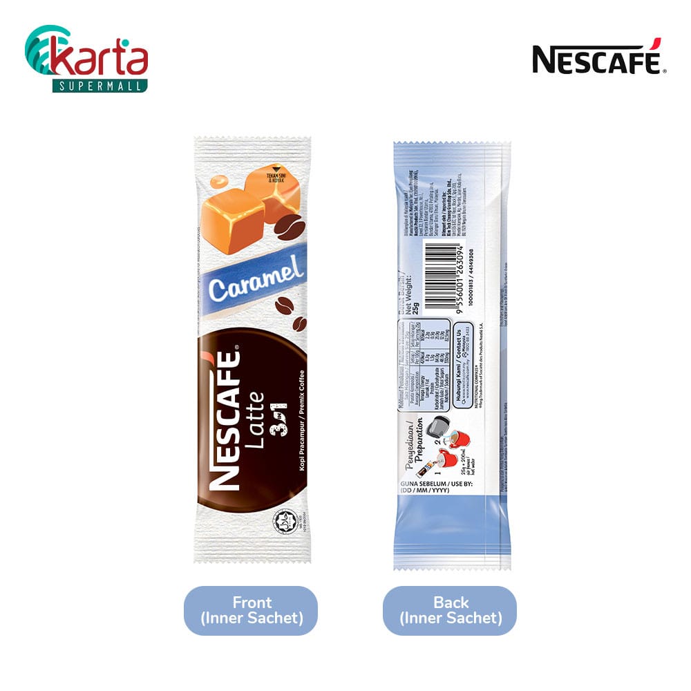 NESCAFE Latte Caramel Stp 25g x 20 sachet (Clearance sale : EXP AUG ...