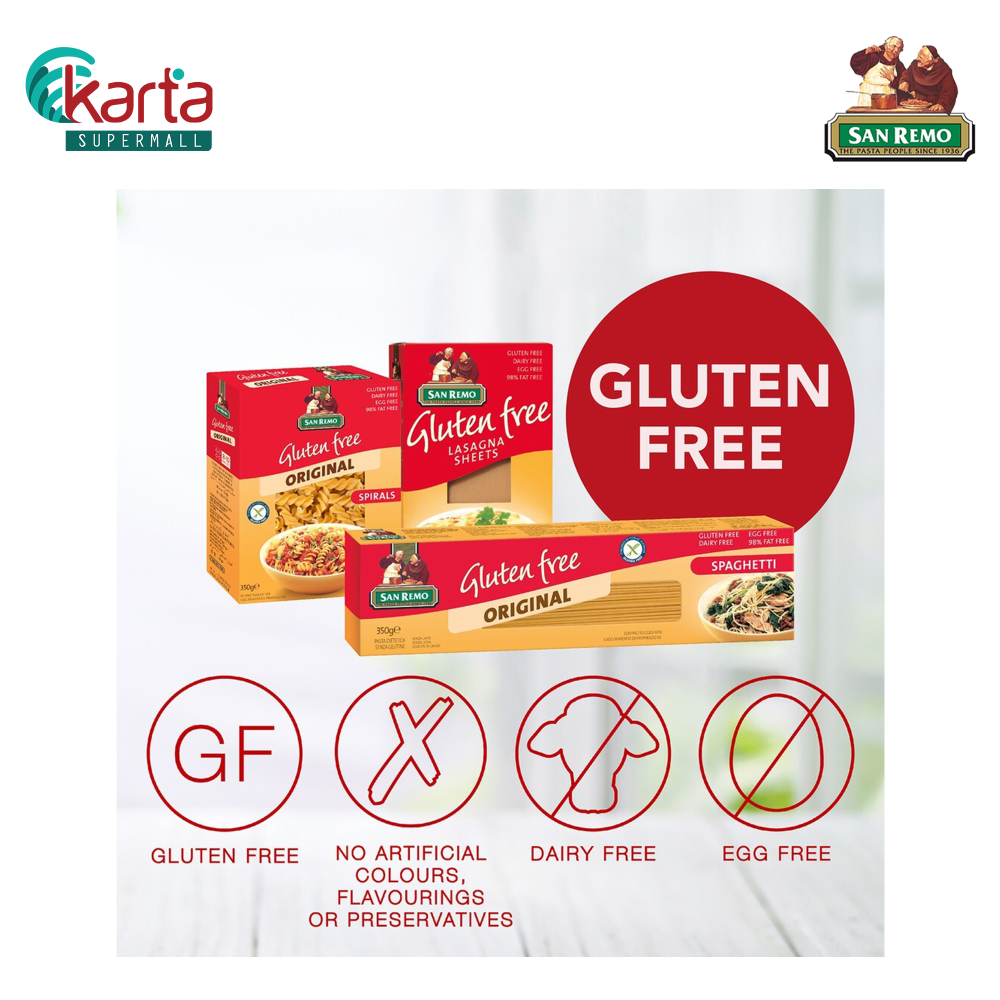 San Remo Gluten Free Spirals 350g - Karta Supermall