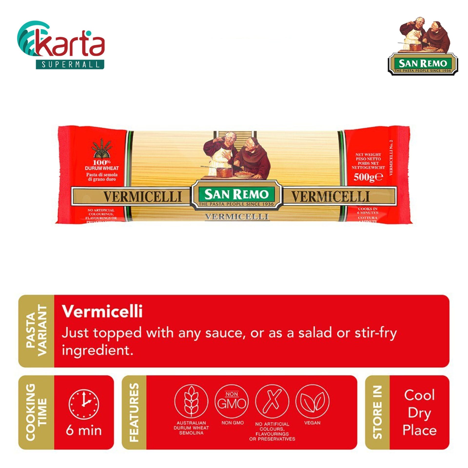 San Remo Vermicelli 500g - Karta Supermall