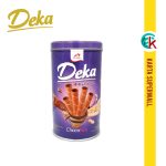 Deka Wafer Rolls ChocoNut 330g can