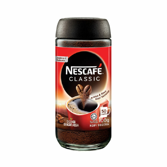 Nescafe Classic Coffee, Glass Jar, 100G