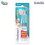 Systema Super Value Pack Active Clean Toothbrush 3's