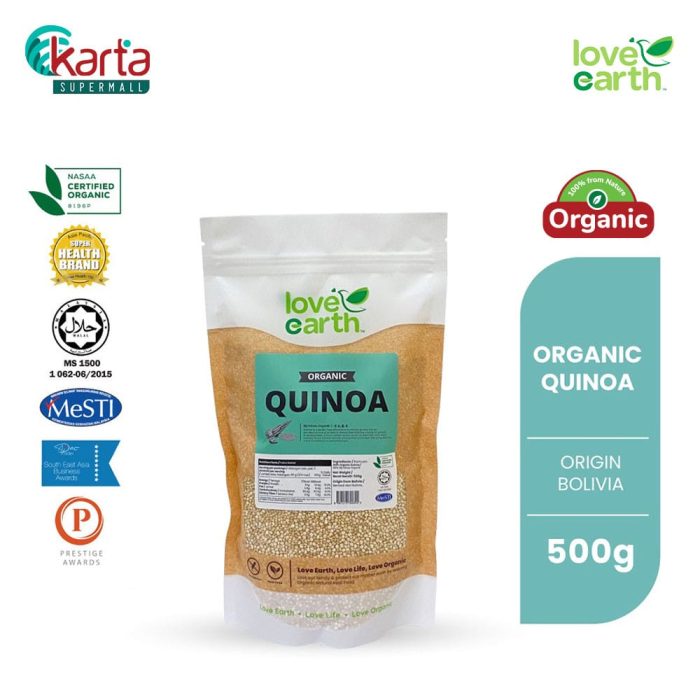 Love Earth Organic Quinoa 500g