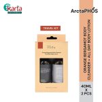 ArctaPHOS Orange Bergamot Body Cleanser & All Day Body Lotion Travel Set (40ml x 2pcs)