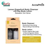 ArctaPHOS Lemon Grape Fruit Body Cleanser & All Day Body Lotion Travel Set (40ml x 2pcs)