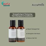 ArctaPHOS Strengthening & Thickening shampoo + conditioner travel set (40ml x 2pcs)