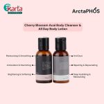 ArctaPHOS Cherry blossom Acai Body Cleanser & All Day Body Lotion Travel Set (40ml x 2pcs)
