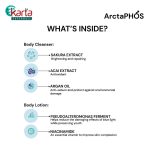 ArctaPHOS Cherry blossom Acai Body Cleanser & All Day Body Lotion Travel Set (40ml x 2pcs)