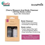 ArctaPHOS Cherry blossom Acai Body Cleanser & All Day Body Lotion Travel Set (40ml x 2pcs)