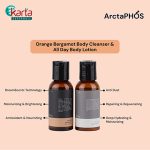 ArctaPHOS Orange Bergamot Body Cleanser & All Day Body Lotion Travel Set (40ml x 2pcs)