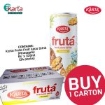 Karta Fruta Fruit Juice Drink (Pineapple) 320ml x 24 Cans (1 Carton)