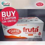 Karta Fruta Fruit Juice Drink (Peach) 320ml x 24 Cans (1 Carton) (Clearance Sales – EXP: APR 2026)