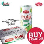 Karta Fruta Fruit Juice Drink (Guava and Apple) 320ml x 24 Cans (1 Carton)