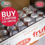 Karta Fruta Fruit Juice Drink (Peach) 320ml x 24 Cans (1 Carton) (Clearance Sales – EXP: APR 2026)