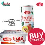 Karta Fruta Fruit Juice Drink (Peach) 320ml x 24 Cans (1 Carton) (Clearance Sales – EXP: APR 2026)
