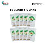 EUNYUL Natural Moisture Mask Pack 22ml - Avocado X 10s Set