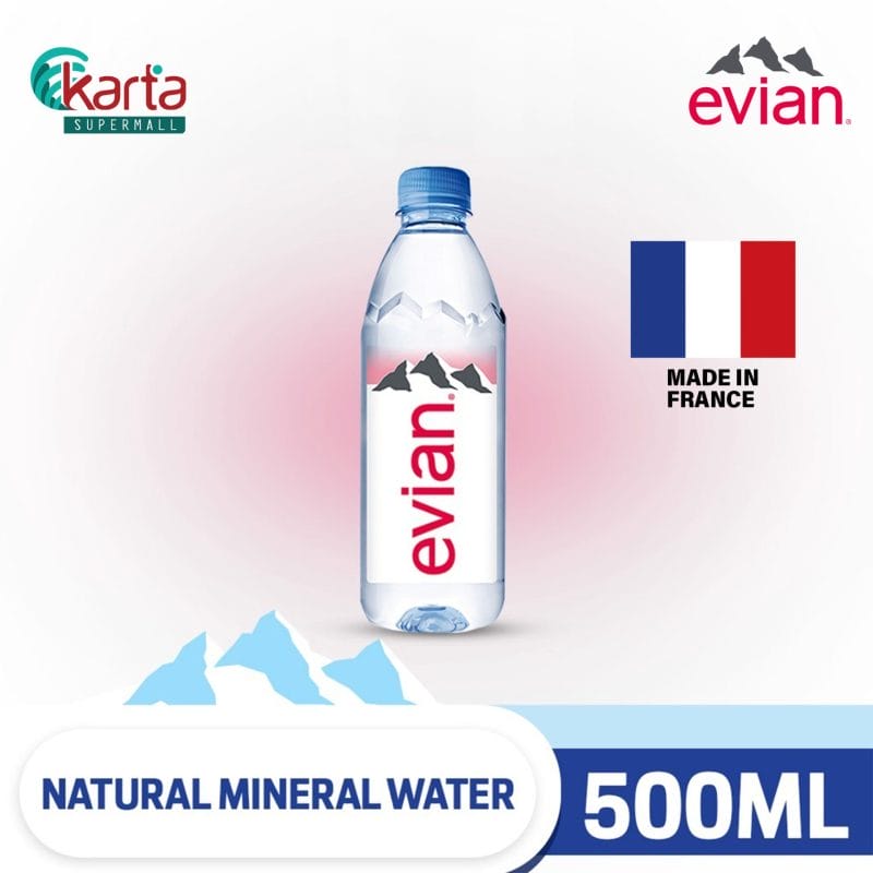 evian Natural Mineral Water 500ml - Karta Supermall