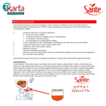 Sante Muesli Tropical 350g