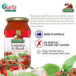 San Remo Pasta Sauce Tomato & Basil 500g