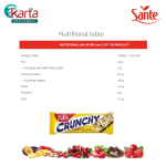 Sante Crunchy Bar Banana With Chocolate Coating (5s x 40g) Pack