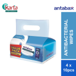 Antabax 3-in-1 Antibacterial Wipes Value Pack (4 packs x 10 wipes)