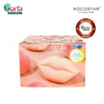 KOCOSTAR PEACH LIP DUODUO 2 in 1 (Lip Scrub + Lip Oil in Cream) for Dry Lips