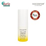 KOCOSTAR Yellow Cream Patch Blemish Relief Set (20ml Essence + cotton swabs 50ea)