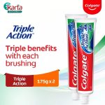 Colgate Triple Action (175g) Twin Pack