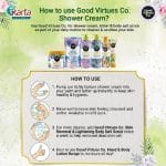 Good Virtues Co. Anti-Bacterial & Refreshing Shower Cream Refill Pack (550ml)