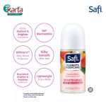 Safi Hijabista Bodycare Antibacterial Deodorant Roll-On - Healthy White (50ml)
