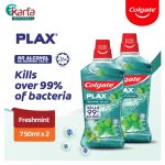 Colgate Plax Freshmint Mouthwash Valuepack (750ml x 2)