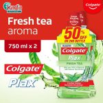 Colgate Plax Fresh Tea Mouthwash Valuepack (750ml x 2)
