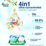 KA 4-in-1 Anti-bacterial Laundry Detergent Capsule Refill Pack (16g x 54pcs)