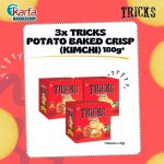 TRICKS Potato Baked Crisps (Kimchi) X 3 Boxes Combo (3 Boxes x 15g x 12 packs)  (Clearance Sales – EXP: MAR 2026)