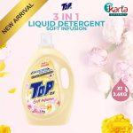 TOP 3-in-1 Liquid Detergent Soft Infusion (3.6kg Bottle)