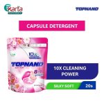 TOPNANO Capsule Detergent Silky Soft Pouch (20pcs)