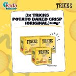 TRICKS Potato Baked Crisps (Original) X 3 Boxes Combo (3 Boxes x 15g x 12 packs)