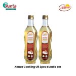 Akasa Coconut Cooking Oil 1L PET x 2 Bottles