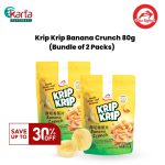 Krip Krip Banana Crunch 80g (Bundle of 2 Packs) (Clearance Sales – EXP: APR 2026)