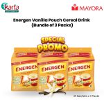 Energen Vanilla Pouch Cereal Drink (Bundle of 3 Packs)