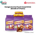 Energen Kurma Pouch Cereal Drink (Bundle of 3 Packs)