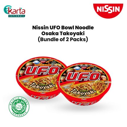 Nissin UFO Bowl Noodle Osaka Takoyaki 97g x 2 Bowls Bundle  (Clearance Sales – EXP: MAR 2026)