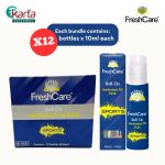 Fresh Care Roll-On Mild Medicated Oil Plus Sports (10ml) x 12 units bundle